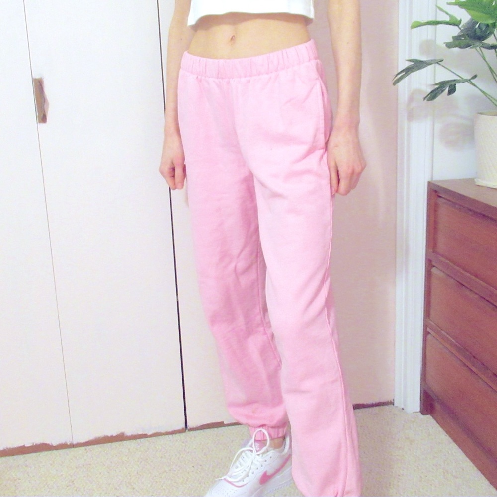 Brandy Melville Rosa Sweatpants